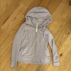 Lululemon Scuba Full-Zip hoodie size 8 color lavender